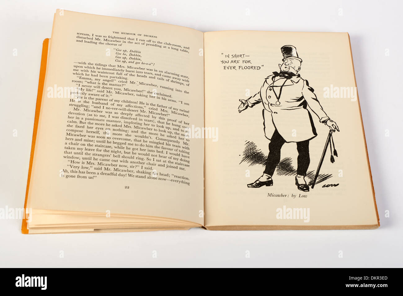 The Humour of Dickens book Stock Photo