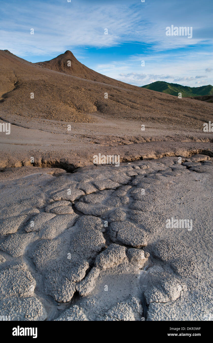 Europe Romania Berca Geologic Botanical Protective Area Nature Reserve European Rumanian Mud 