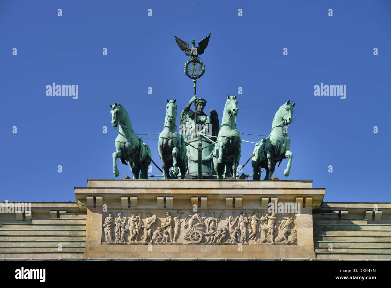 Quadriga, Brandenburger Tor, Pariser Platz, Mitte, Berlin, Deutschland  Stock Photo - Alamy
