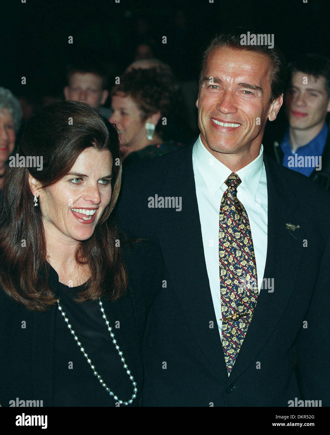 SCHWARZENEGGER & MARIA SHRIVER.ACTOR & WIFE.10/12/1997.L41E30C Stock