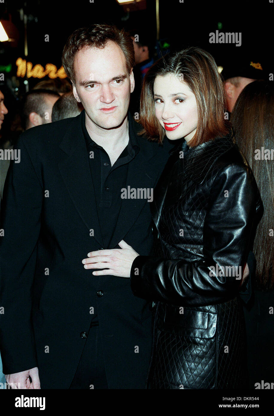 TARANTINO & MIRA SORVINO.FILM DIRECTOR & ACTRESS WIFE.06/01/1998.M15E24C Stock Photo Alamy