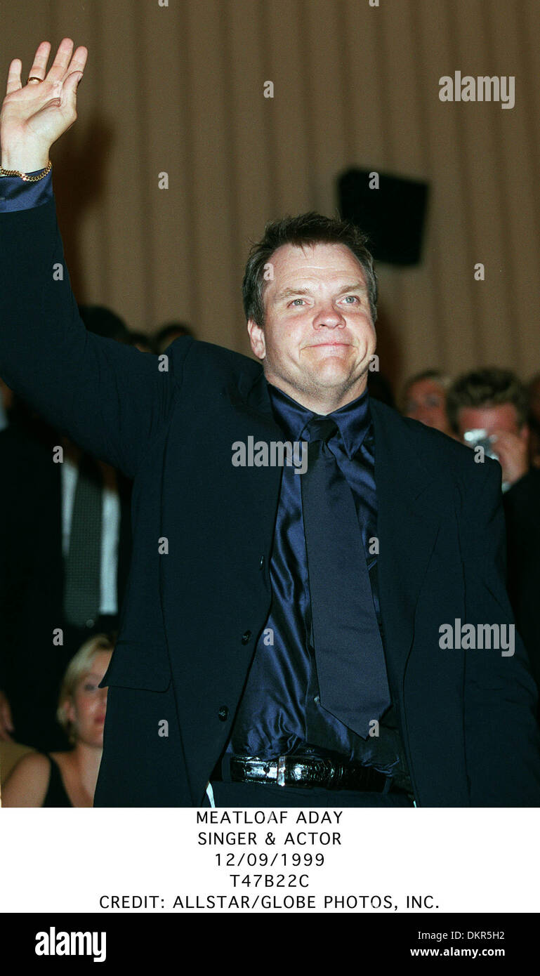 MEATLOAF ADAY.SINGER & ACTOR.12/09/1999.T47B22C. Stock Photo
