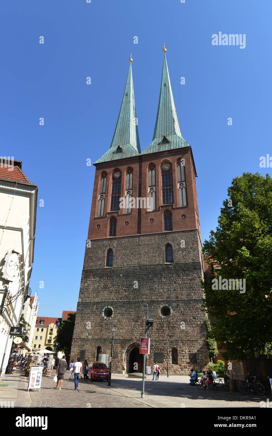 Nikolaikirche, Nikolaiviertel, Mitte, Berlin, Deutschland Stock Photo