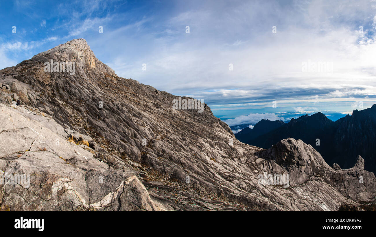 The highest of Kinabalu mount at Sabah, Malaysia Stock Photo