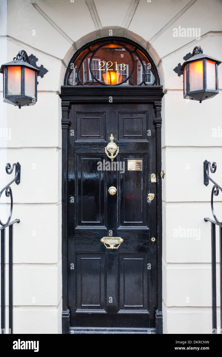 England, London, 221B Baker Street, Doorway To Sherlock Holmes Museum ...