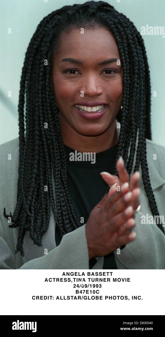 ANGELA BASSETT.ACTRESS,TINA TURNER MOVIE.24/09/1993.B47E10C. Stock Photo