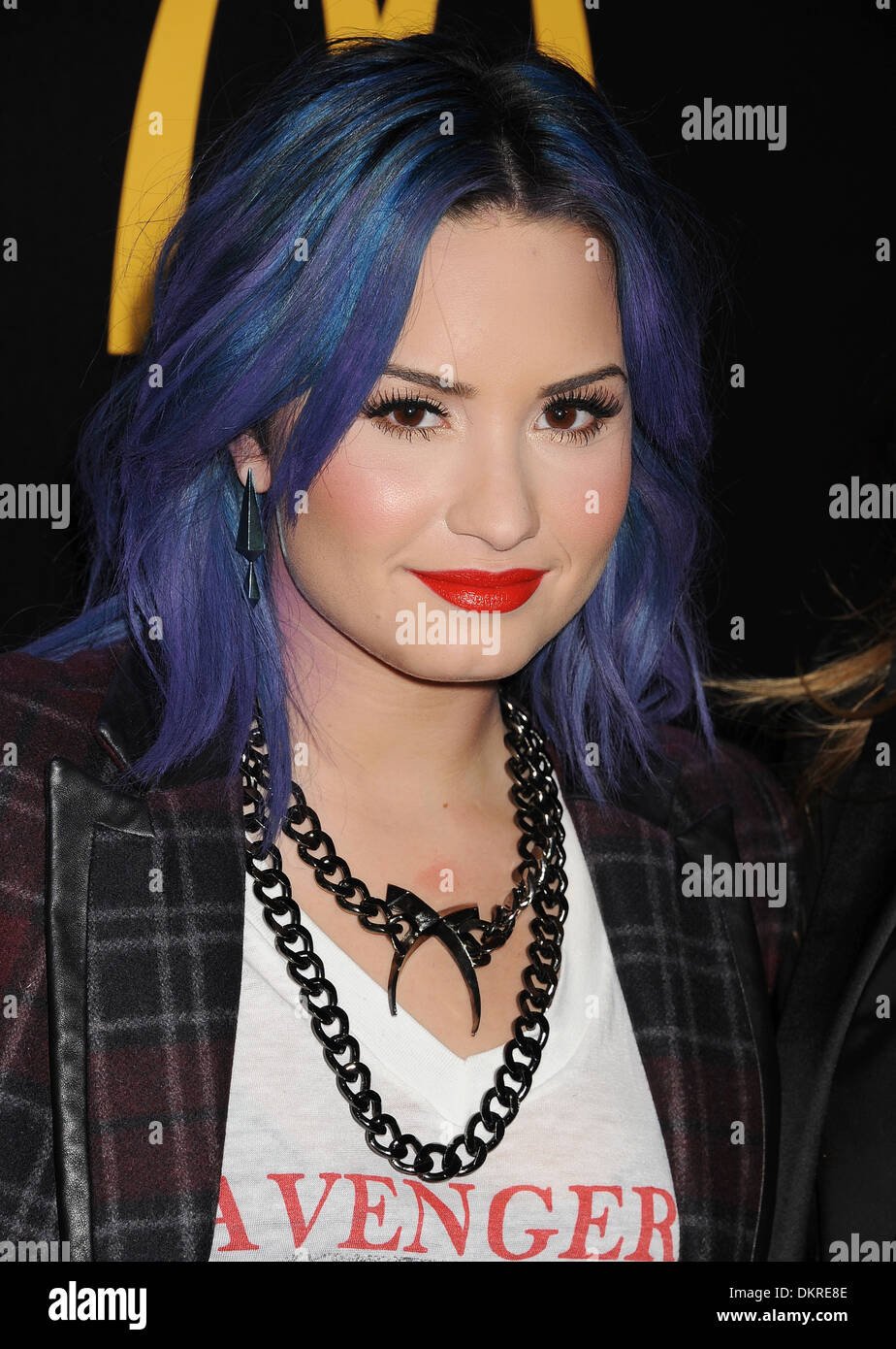 DEMI LOVATO US singer and film actress in December 2013. Photo Jeffrey Mayer Stock Photo