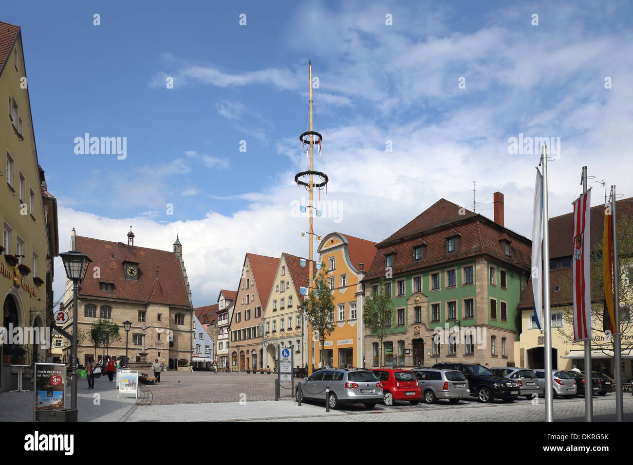 Weißenburg Marktplatz Rathaus Stock Photo Alamy