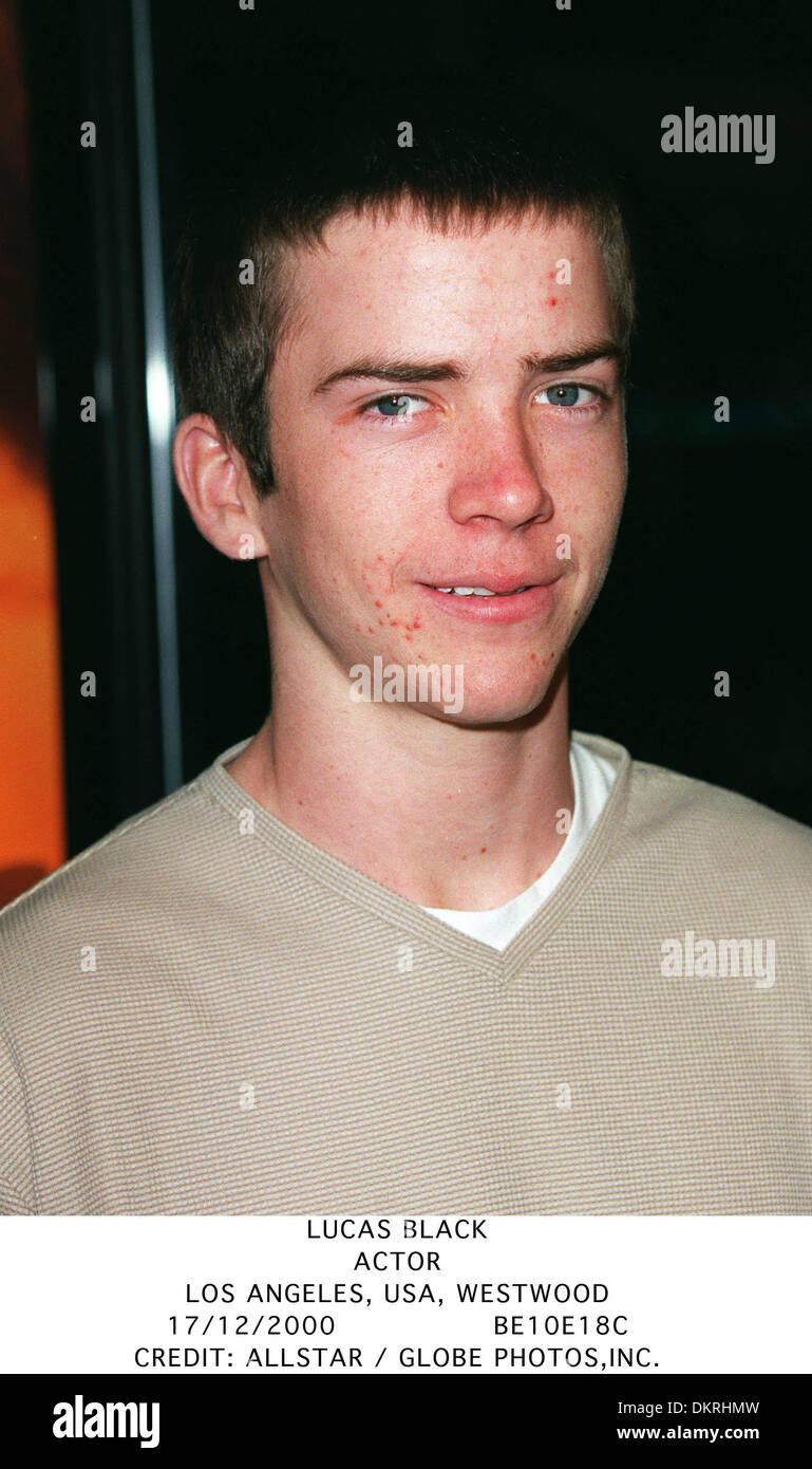 LUCAS BLACK.ACTOR.LOS ANGELES, USA, WESTWOOD.17/12/2000.BE10E18C Stock  Photo - Alamy, image size:769x1390