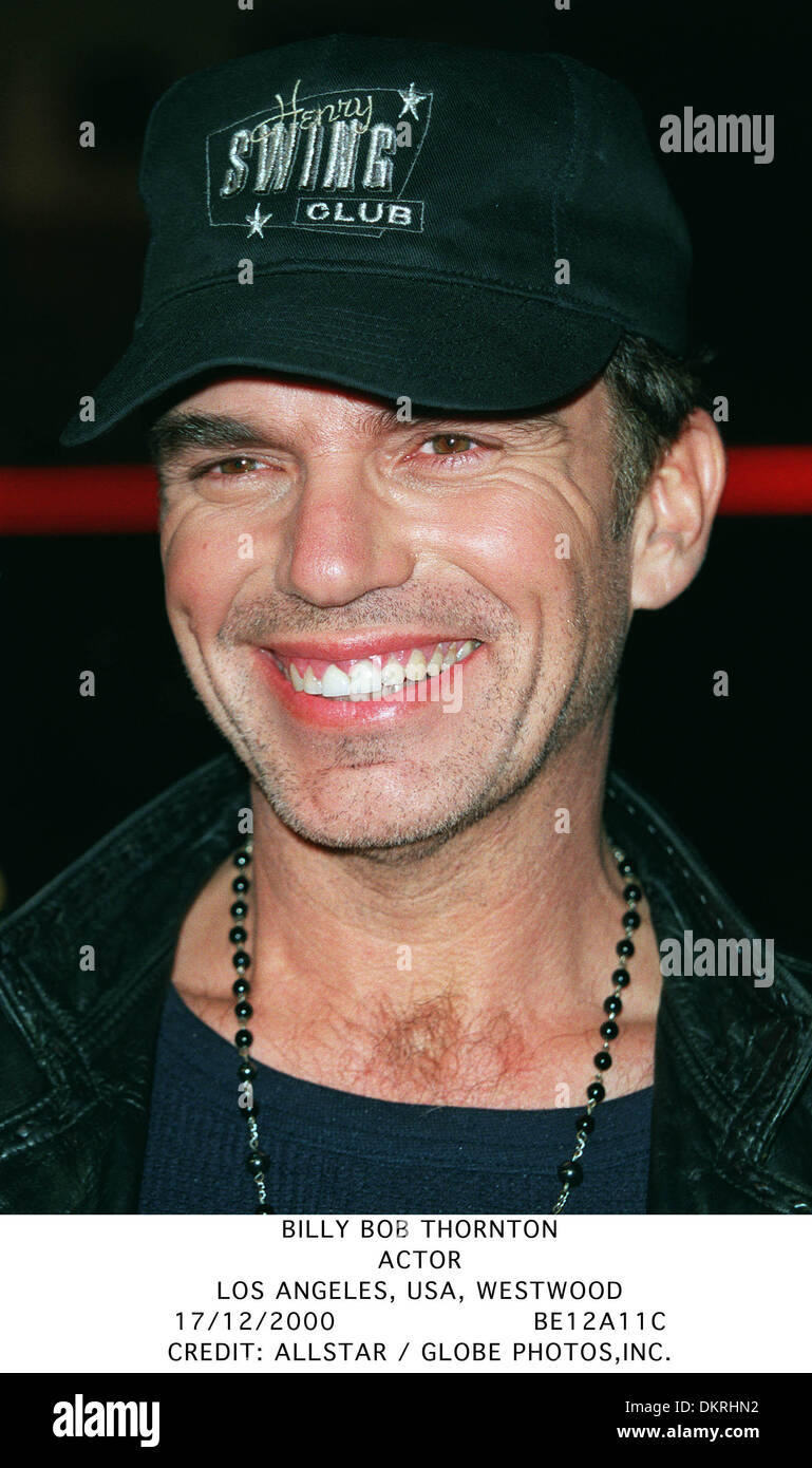 BILLY BOB THORNTON.ACTOR.LOS ANGELES, USA, WESTWOOD.17/12/2000.BE12A11C