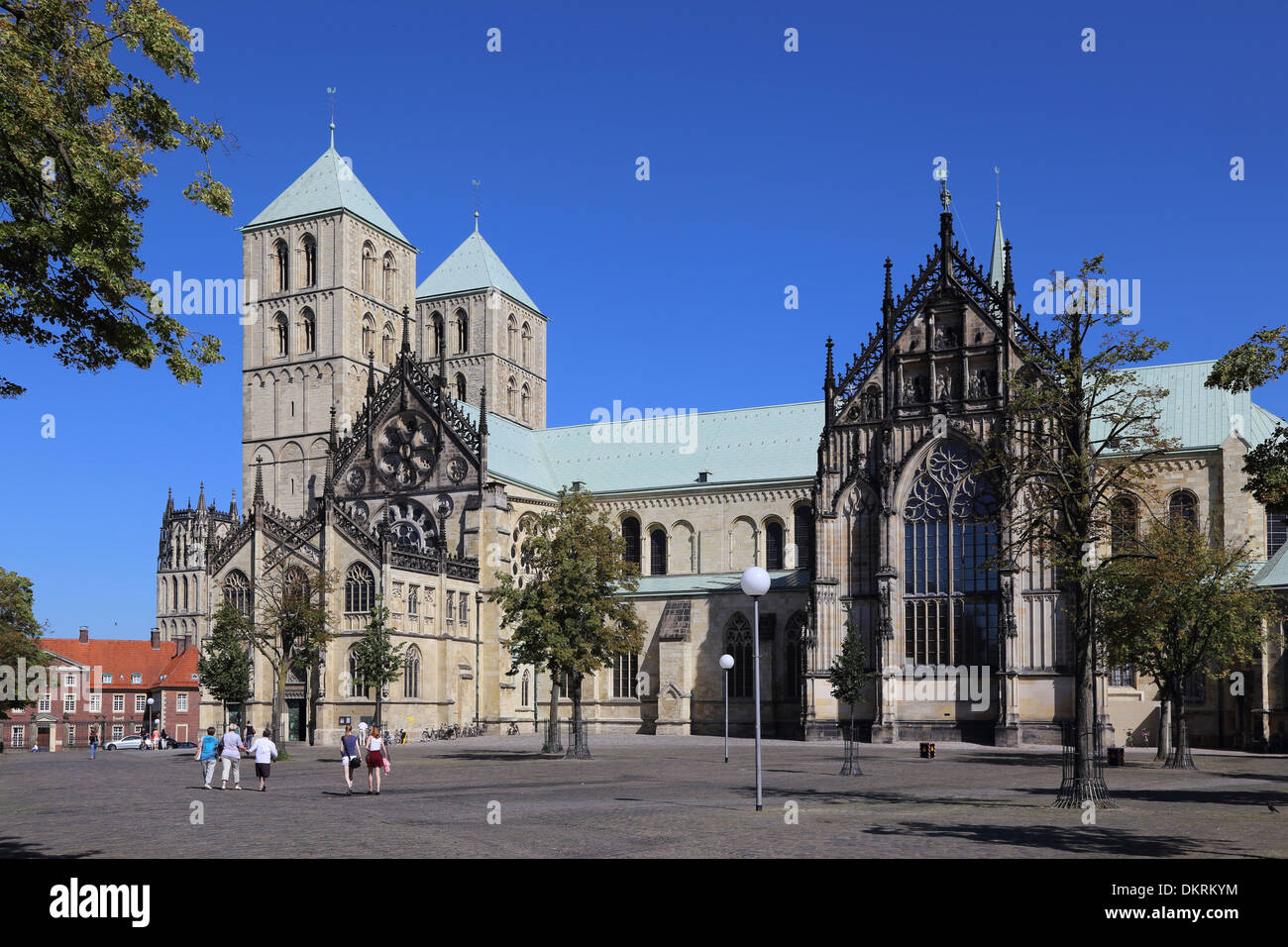 Münster Dom Domplatz Stock Photo - Alamy
