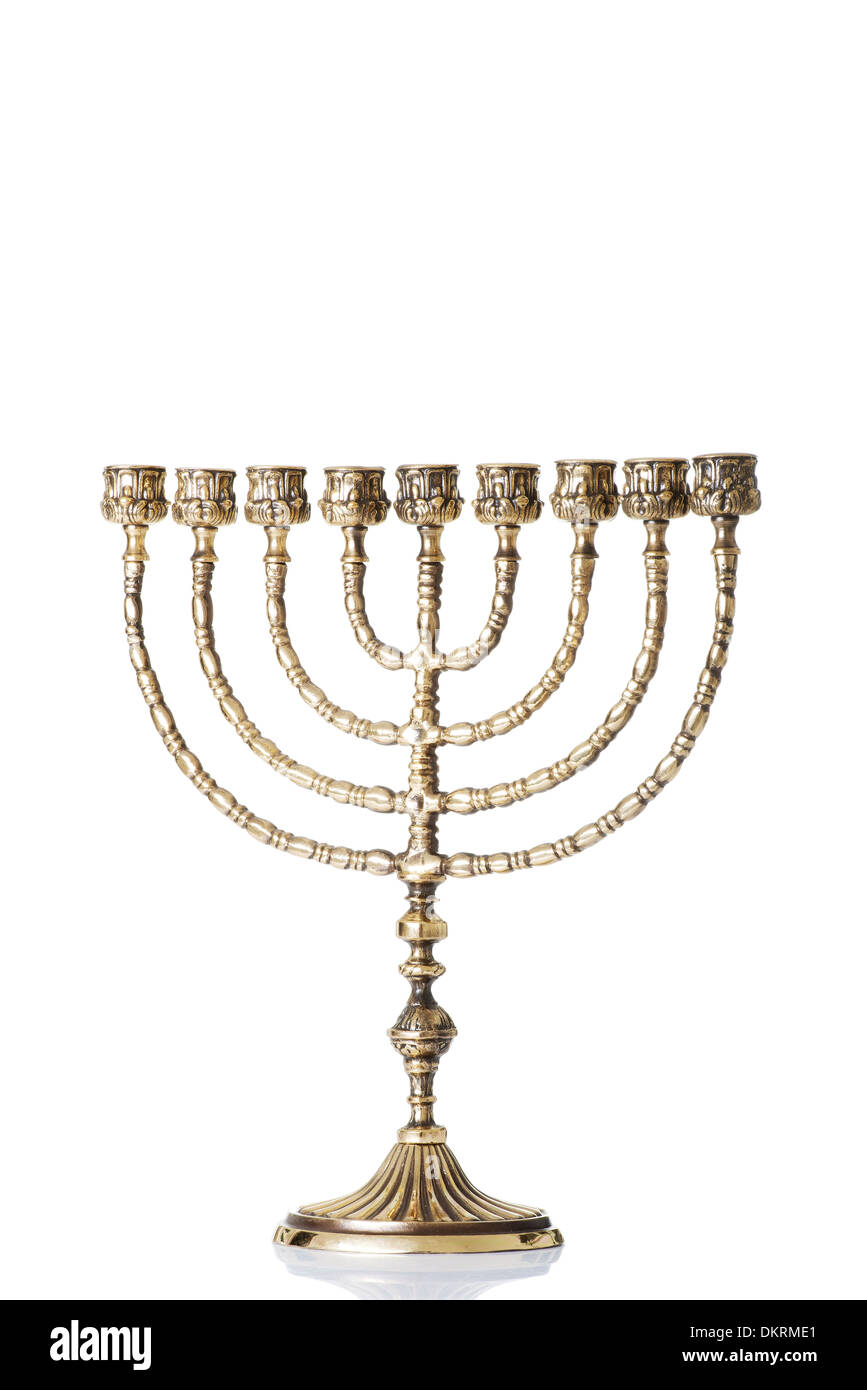 Candlestick with nine arms ( chanukkiah / hanukiah for chanuka ...