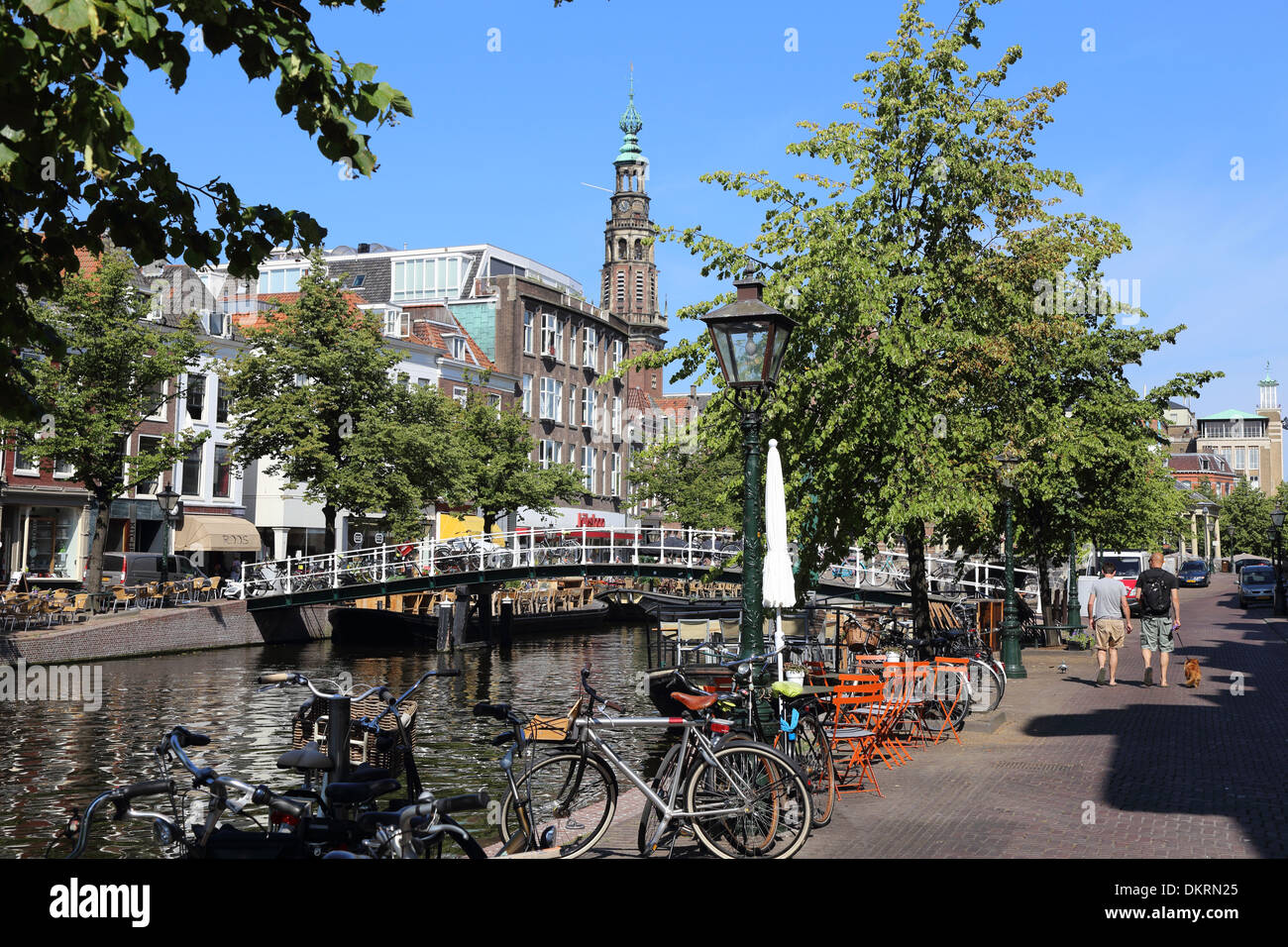 Leiden Old Town Hall Nieuwe Rijn Stock Photo - Alamy