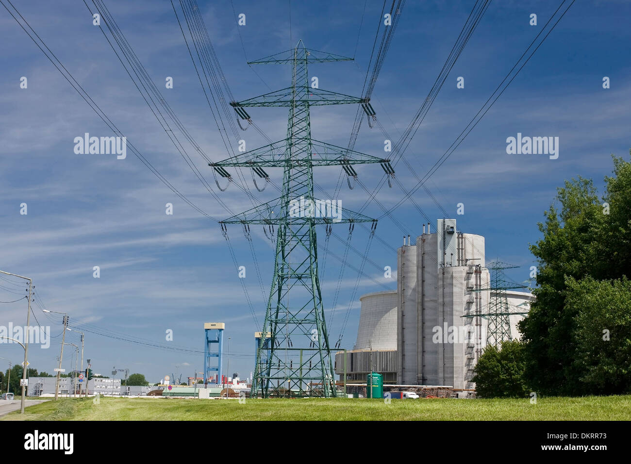 Germany Europe electricity power power supply lines power production