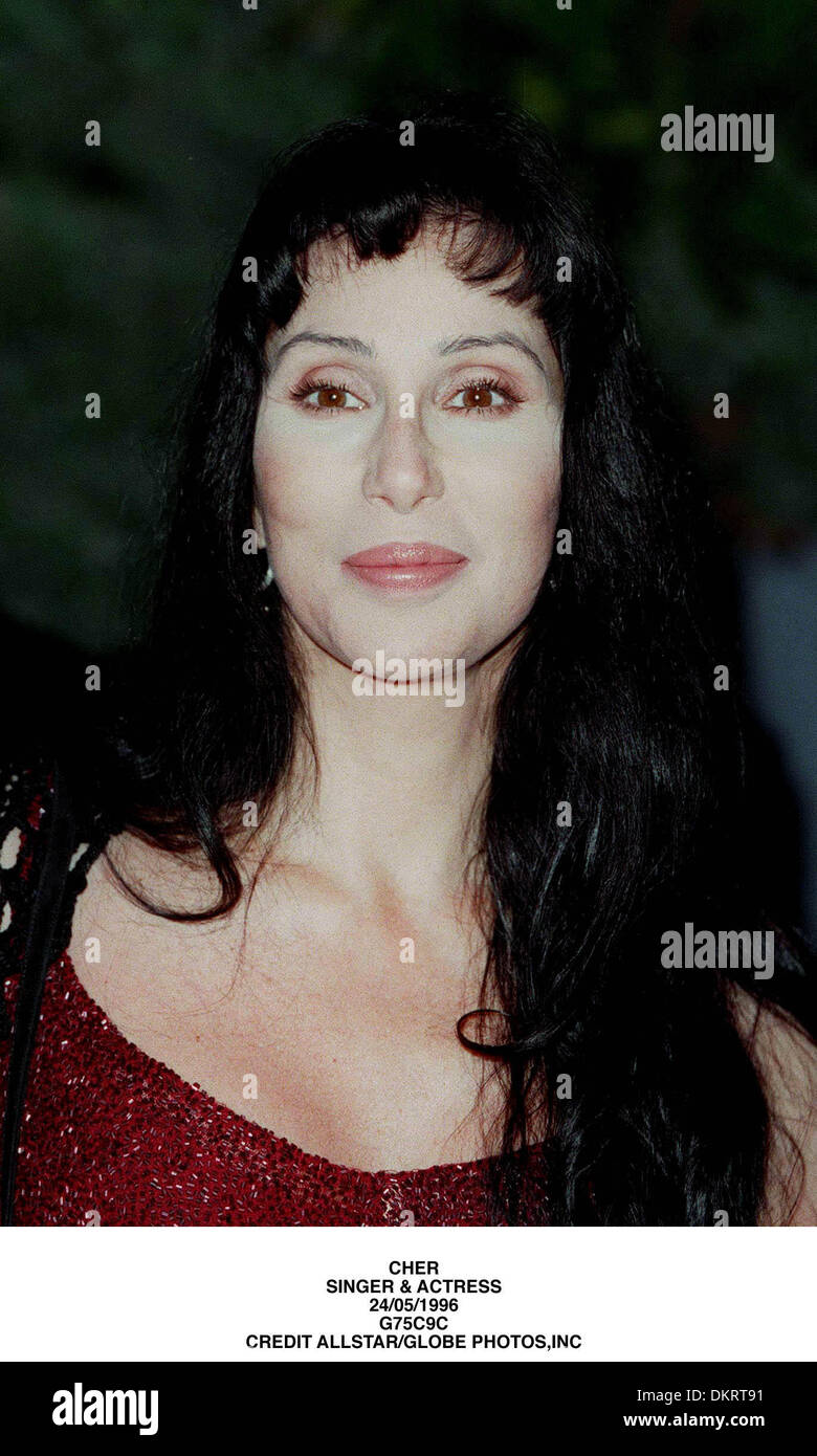 CHER.SINGER & ACTRESS.24/05/1996.G75C9C Stock Photo - Alamy