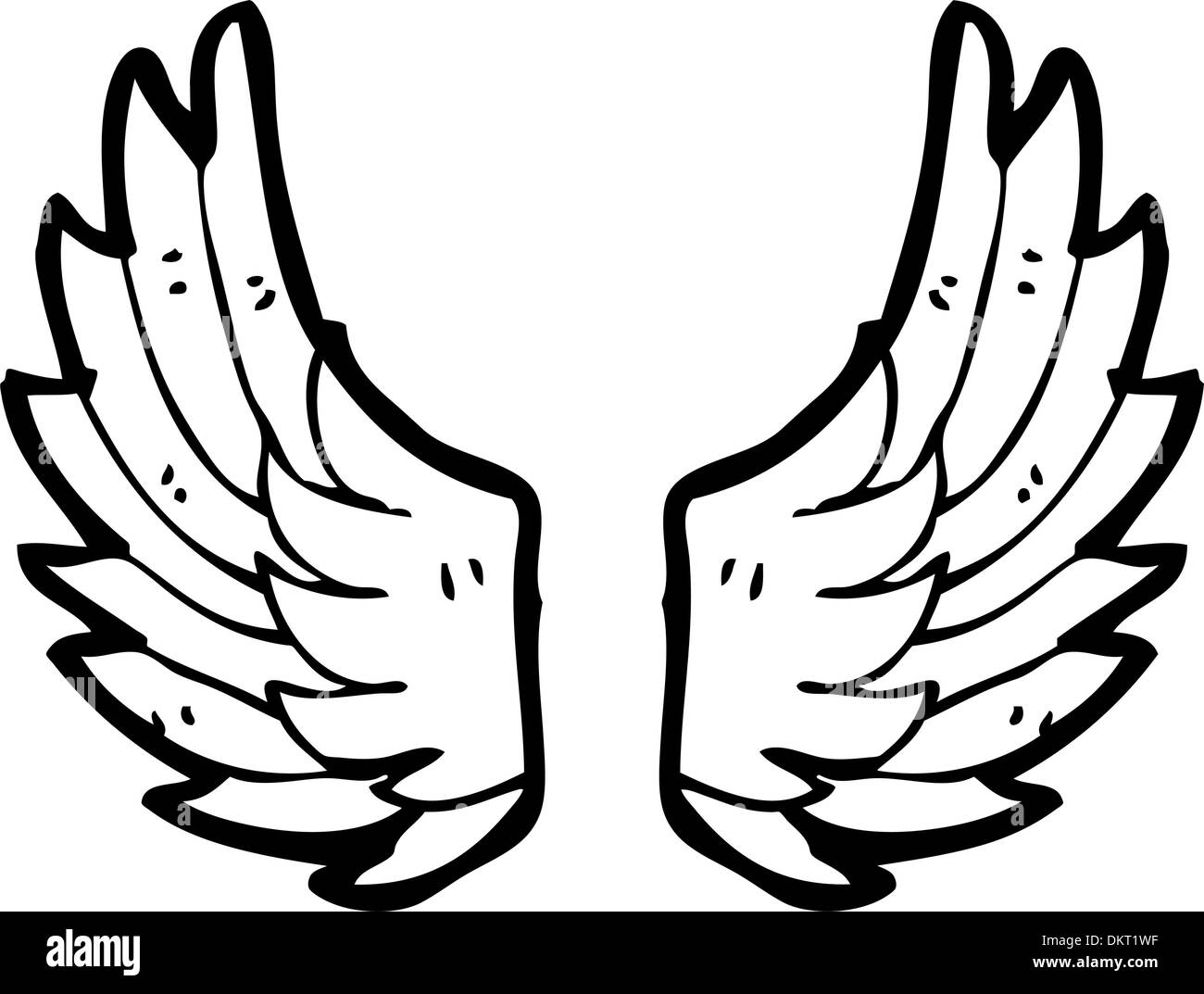 cartoon angel wings Stock Vector Image & Art - Alamy