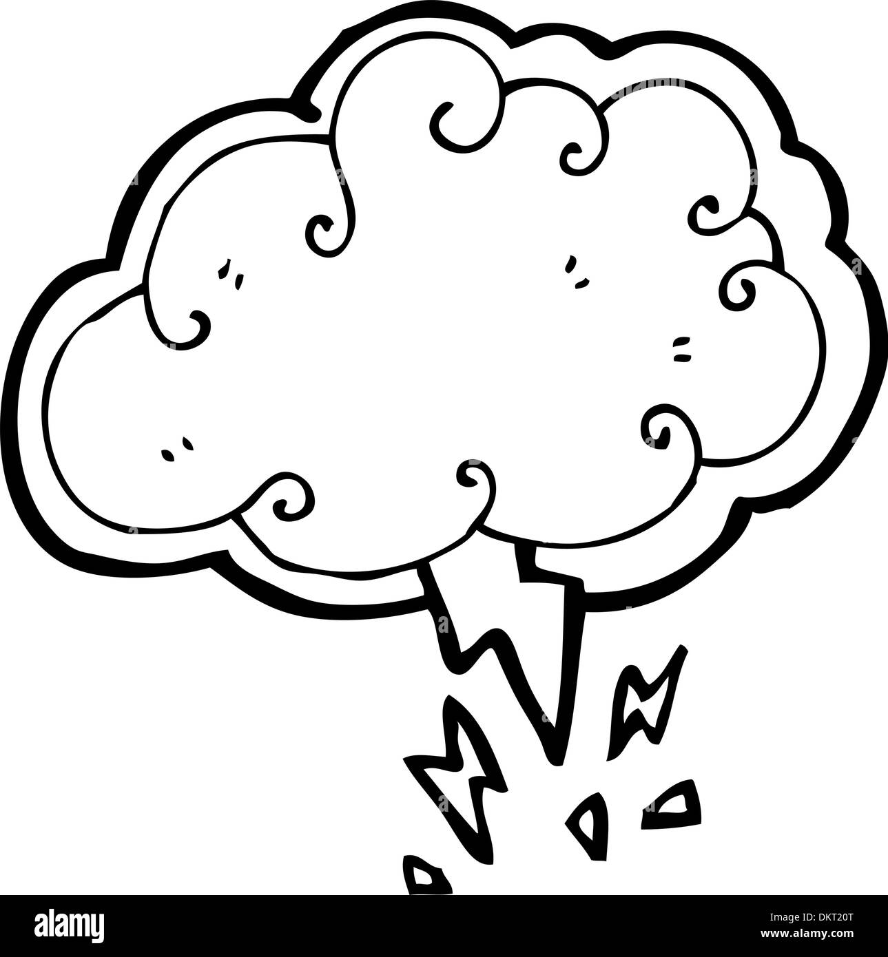 thundercloud cartoon character Stock Vector Image & Art - Alamy