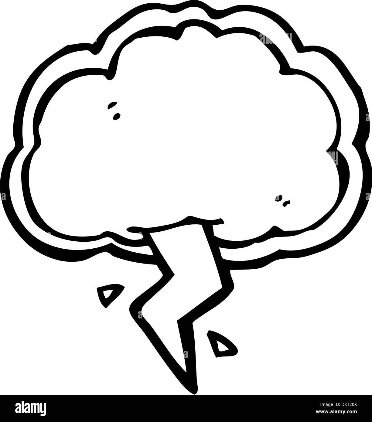 Storm Cloud Clipart Black And White Rain Cloud Vector Black White
