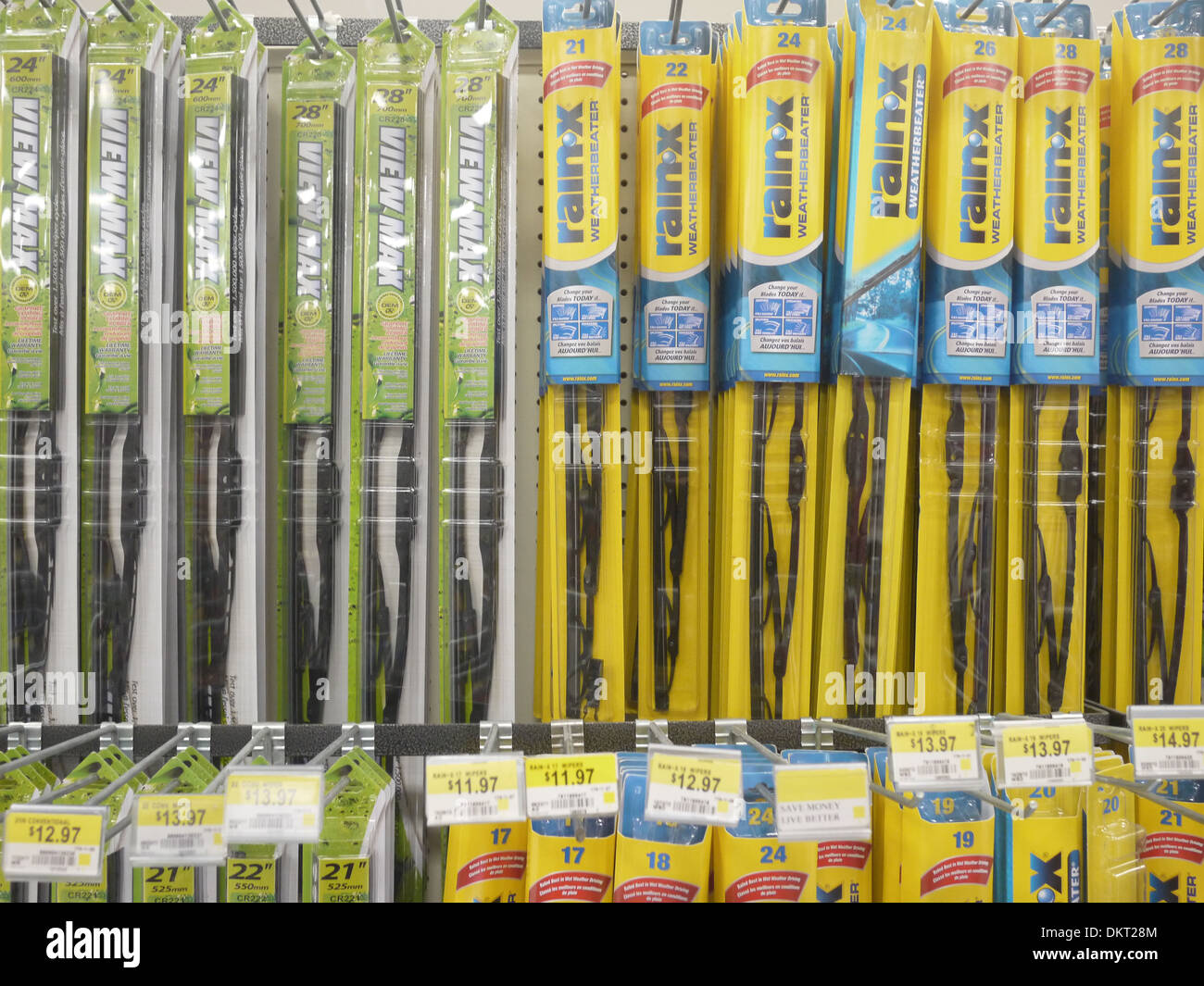 windshield wipers Stock Photo
