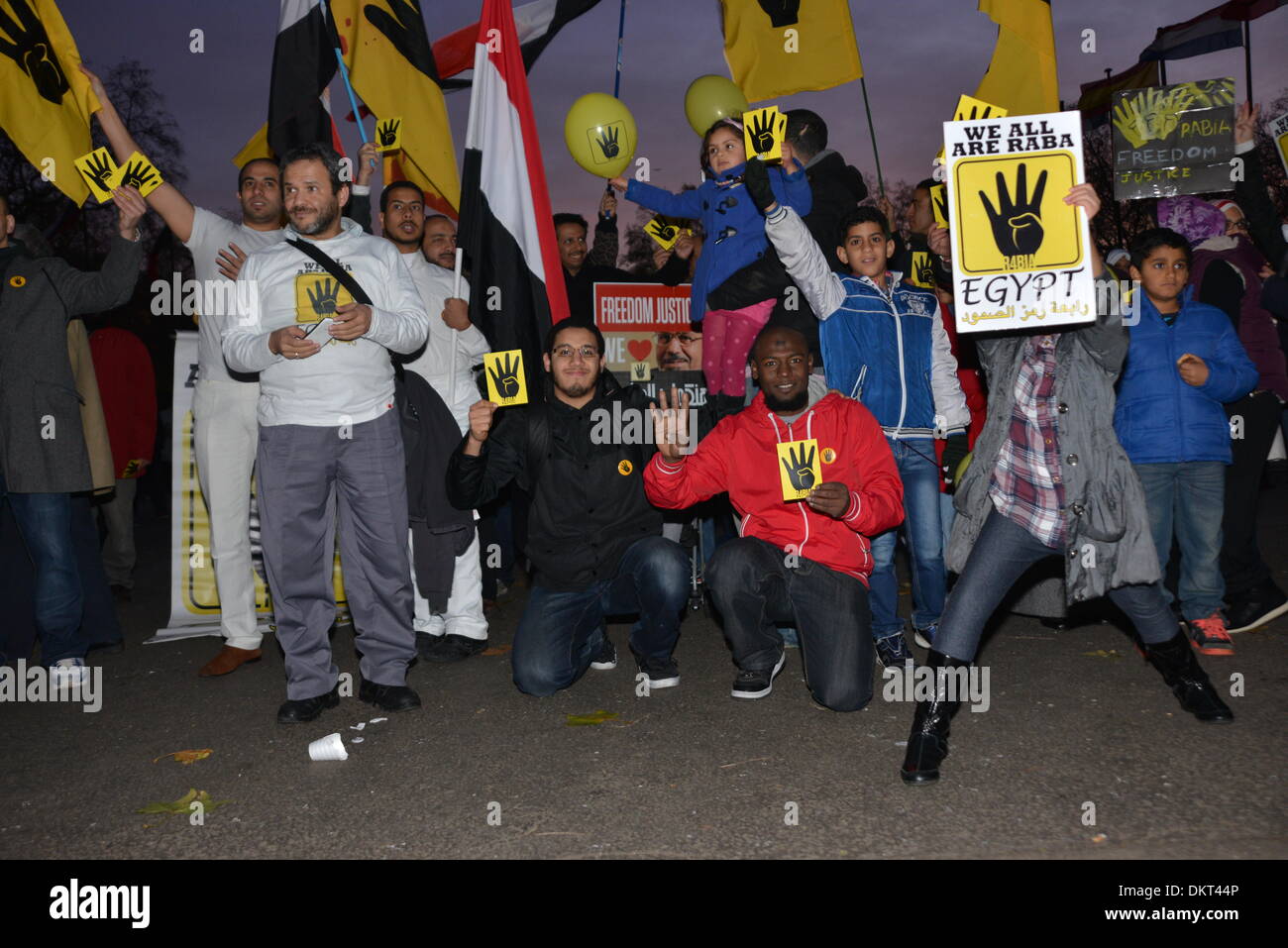 British human rights activists, mainly Egyptians, gathered in ...