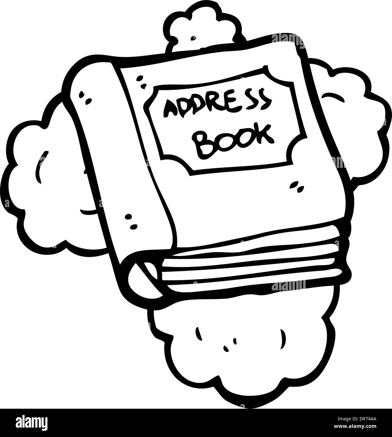 cartoon address book Stock Vector Image & Art Alamy