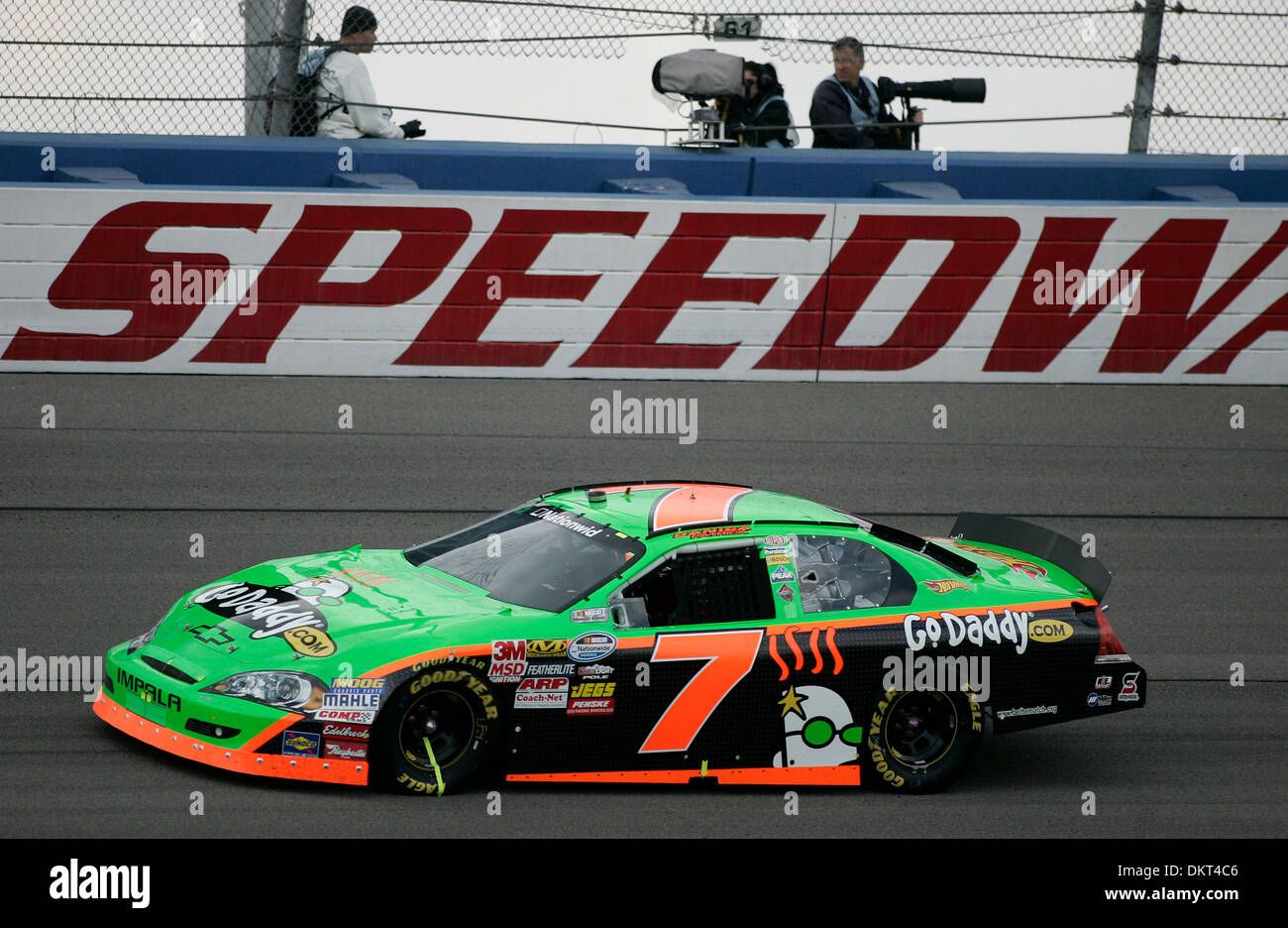 Feb 20, 2010 Fontana, California, USA DANICA PATRICK races in the