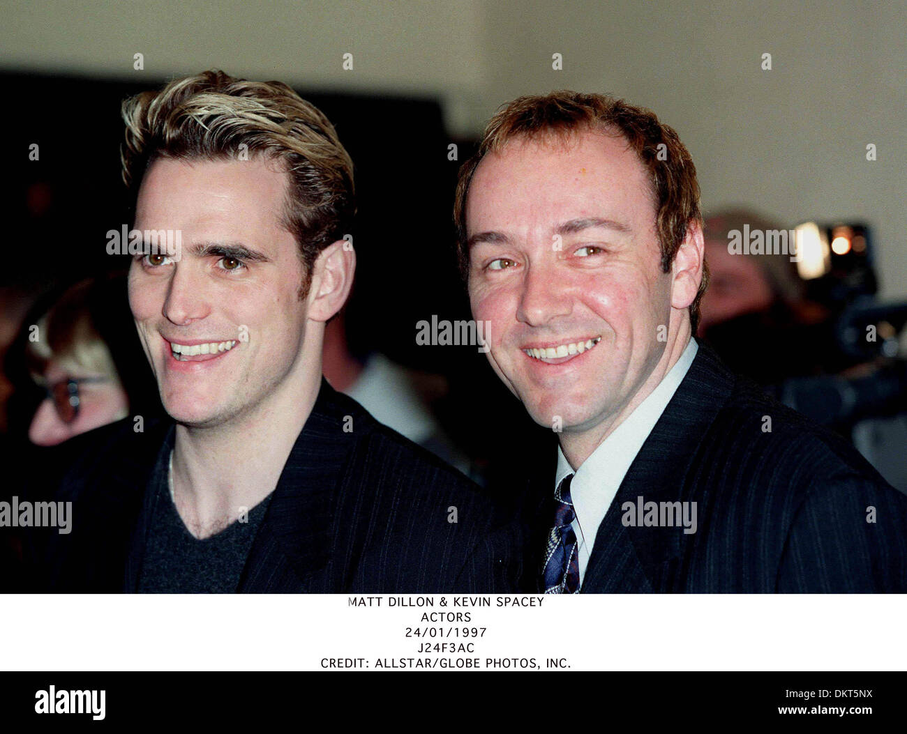 MATT DILLON & KEVIN SPACEY.ACTORS.24/01/1997.J24F3AC. Stock Photo