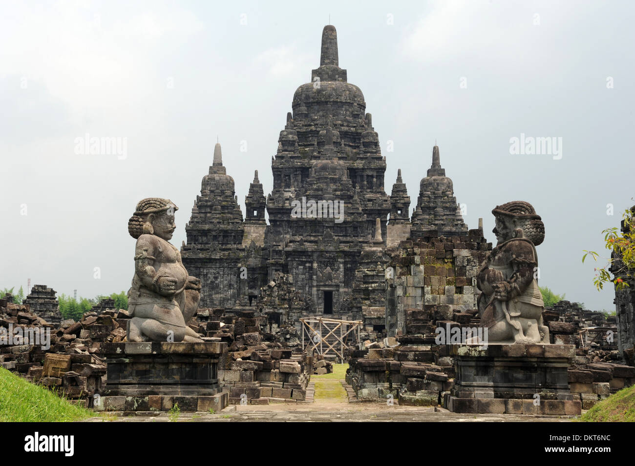 Asia, Indonesia, Java, Prambanan, Hinduism, Sewu, temple, Stock Photo
