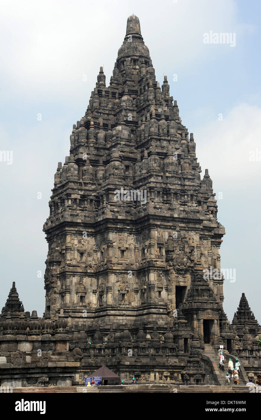 Asia, Indonesia, Java, Prambanan, Hinduism, towers, temples, Stock Photo