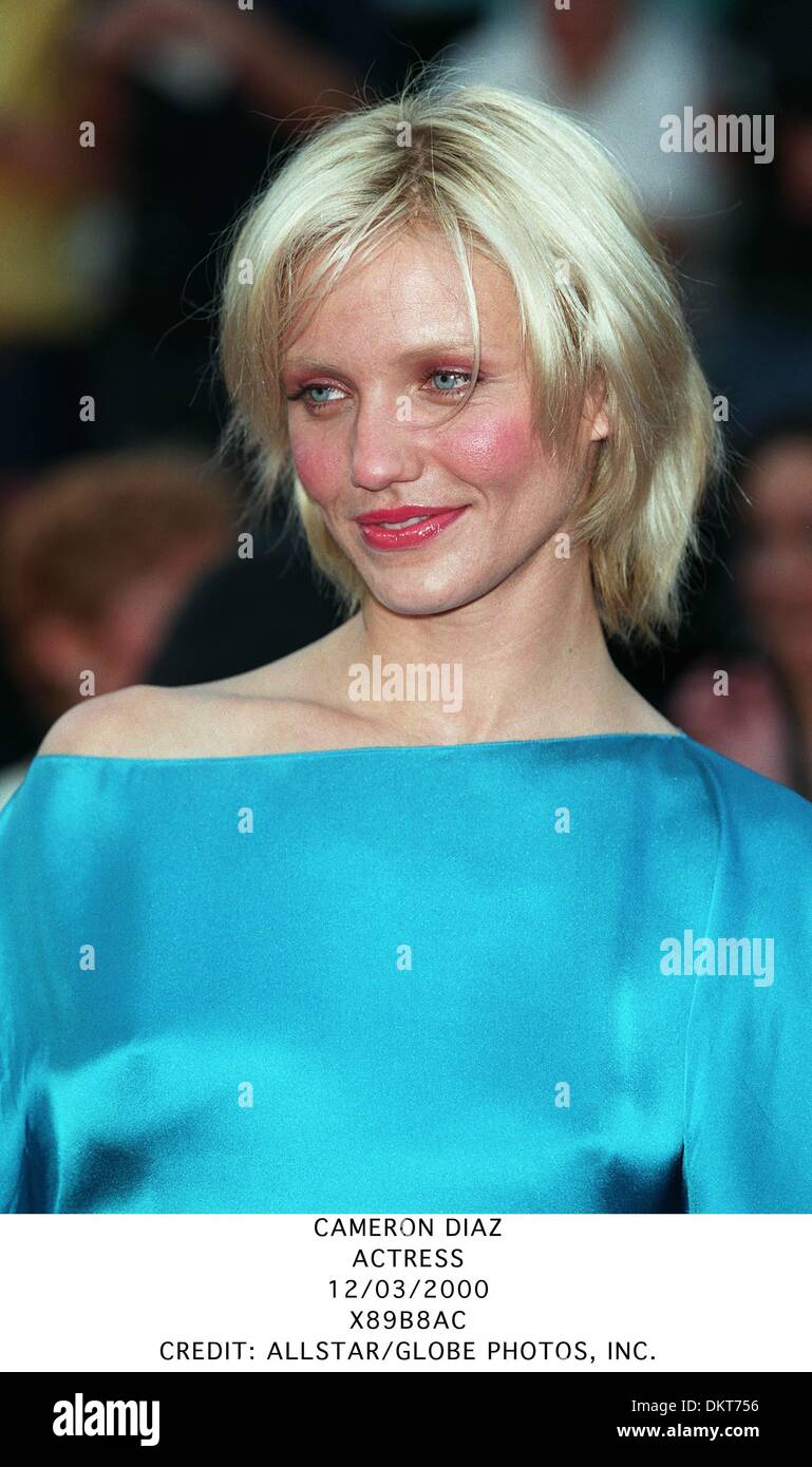 Mar. 12, 2000 - CAMERON DIAZ.ACTRESS.12/03/2000.X89B8AC.CREDIT:(Credit ...