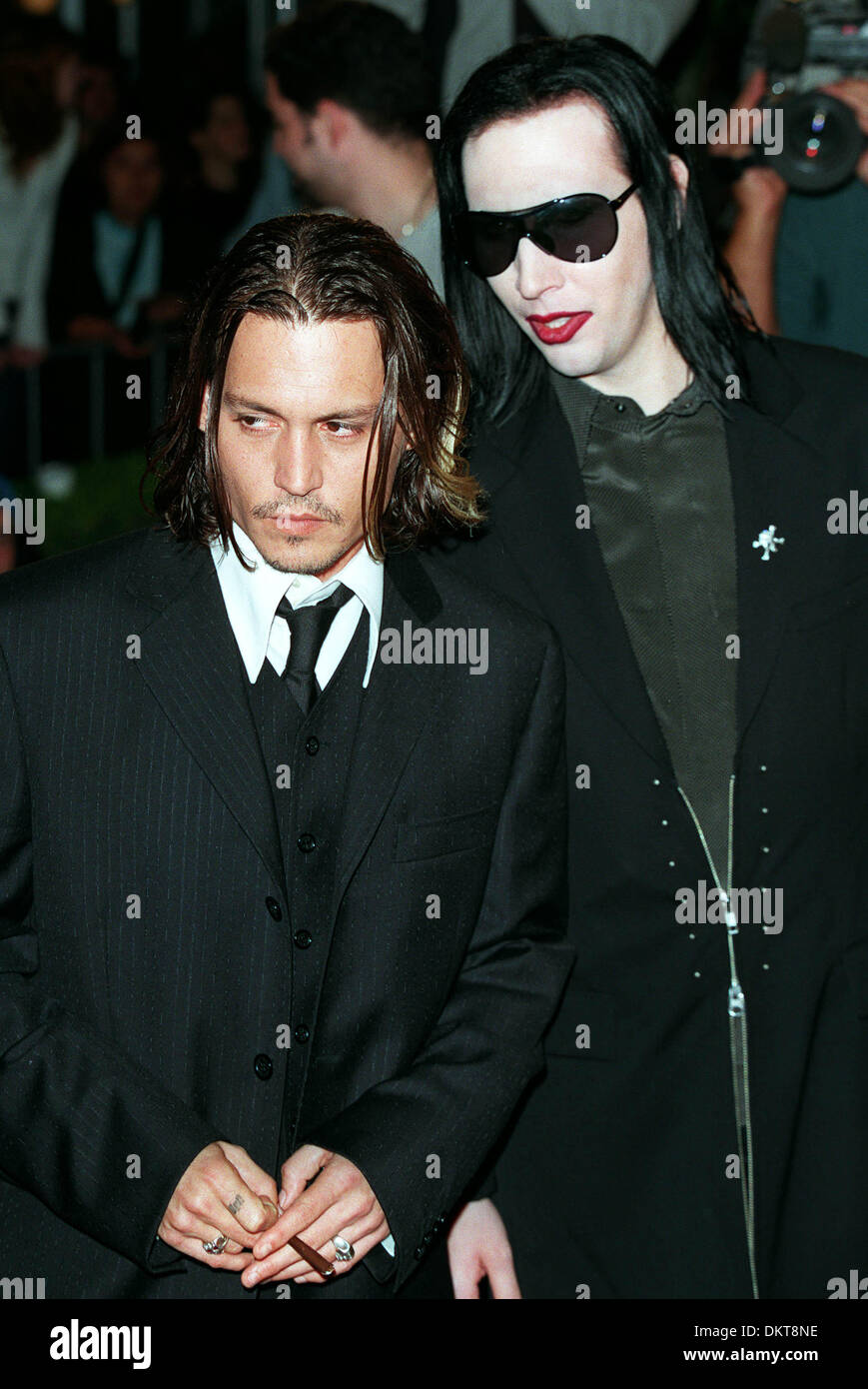 JOHNNY DEPP & MARILYN MANSON.ACTOR & SINGER.HOLLYWOOD, LA, USA.17/10
