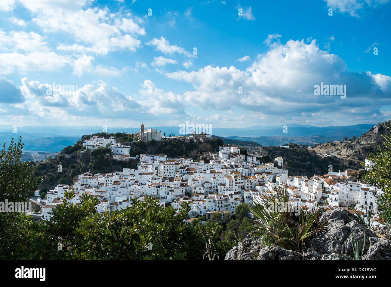 view of casares Stock Photo Alamy