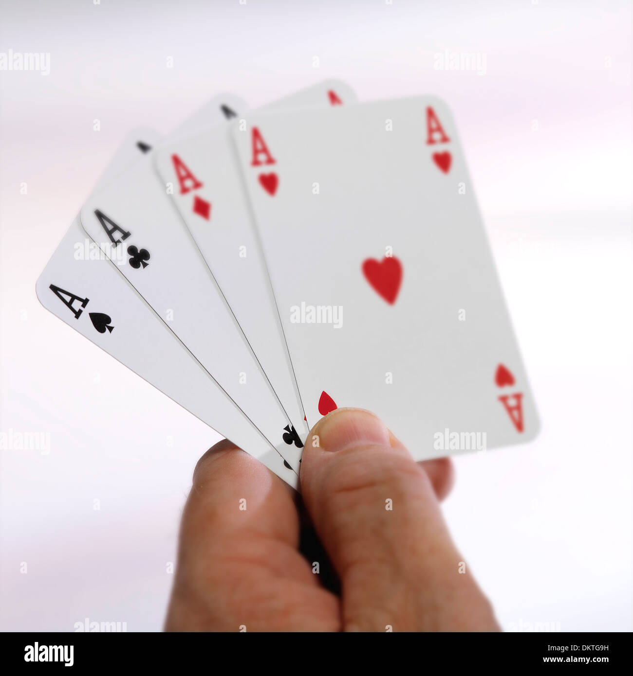 4 aces hi-res stock photography and images - Alamy