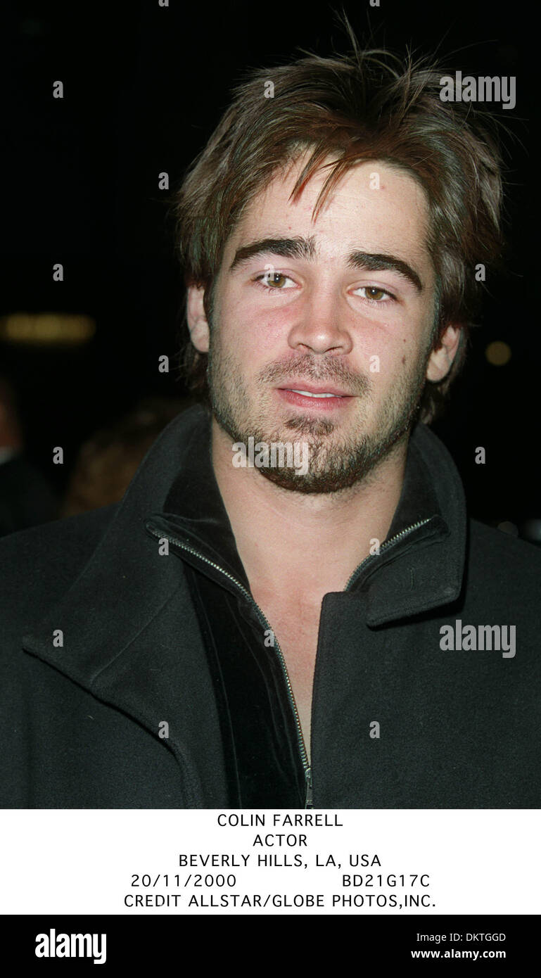 Nov. 20, 2000 - BEVERLY HILLS, LA, USA - COLIN FARRELL.ACTOR.BEVERLY ...
