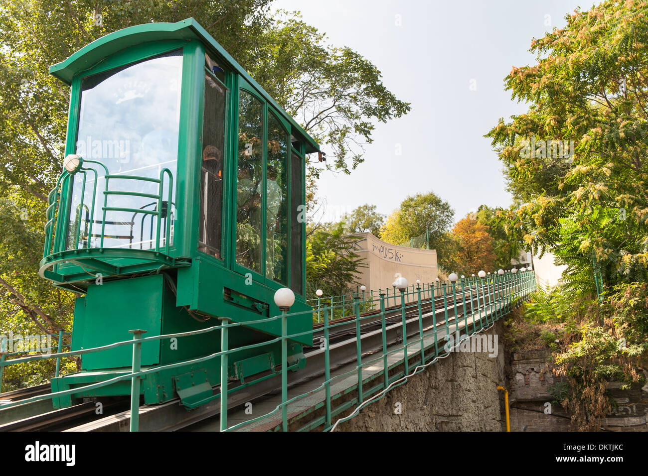 The funicular in Odessa, Ukraine. Stock Photo