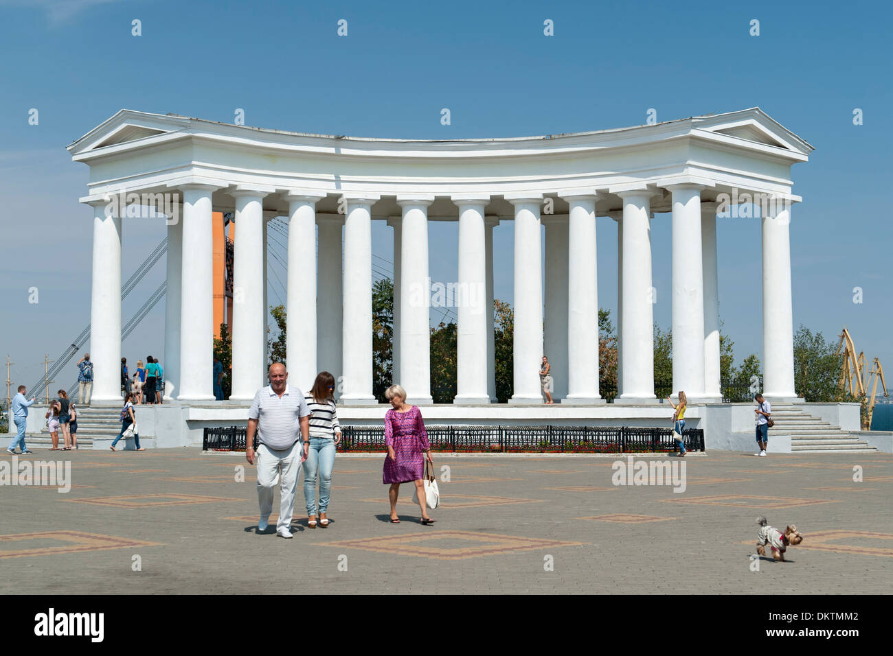 The colonnade monument in Odessa, Ukraine. Stock Photo