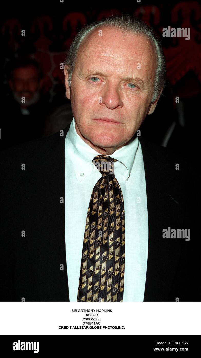 Sir Anthony Hopkins 2000 High Resolution Stock Photography And Images Alamy