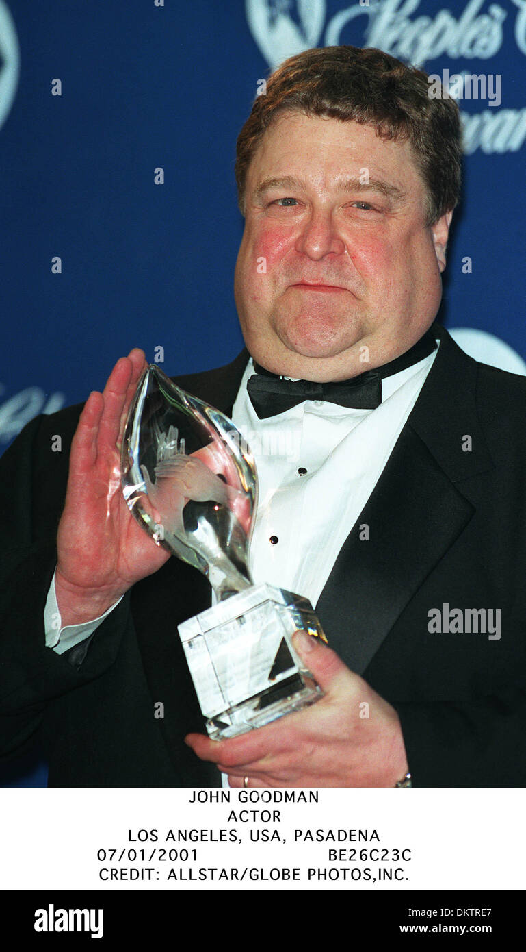 JOHN GOODMAN.ACTOR.LOS ANGELES, USA, PASADENA.07/01/2001.BE26C23C Stock