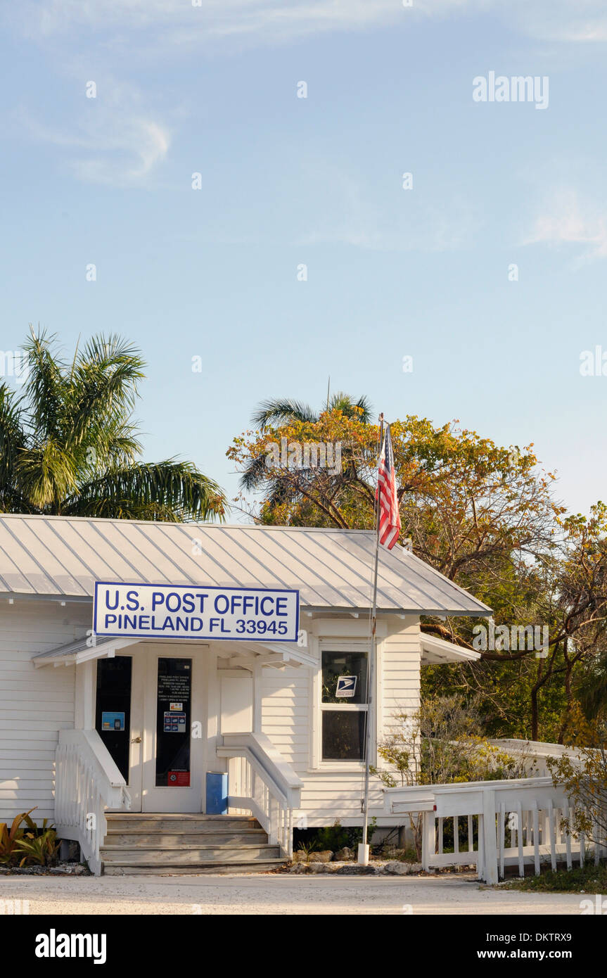 The Pineland Post Office on Pine Island, Florida, one of the smallest