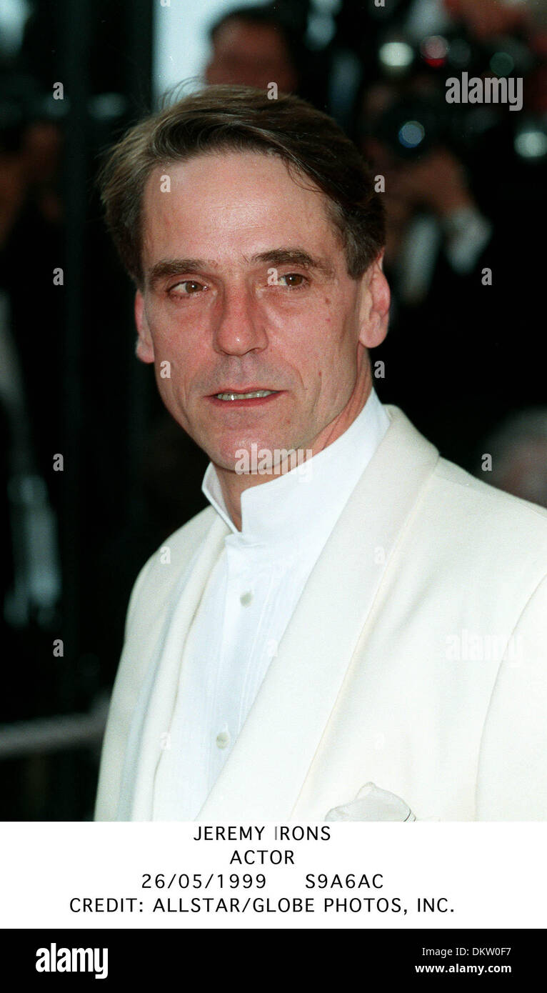 JEREMY IRONS.ACTOR.26/05/1999.S9A6AC Stock Photo Alamy