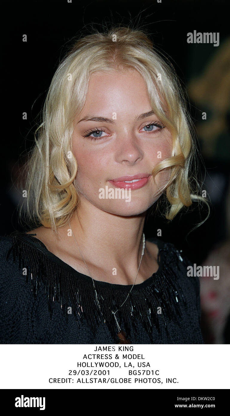 JAMES KING.ACTRESS & MODEL.HOLLYWOOD, LA, USA.29/03/2001.BG57D1C Stock