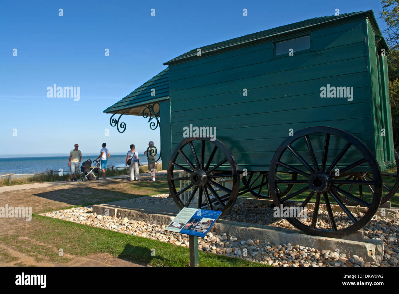 Queen Victorias Bathing Machine At Her Private Beach At