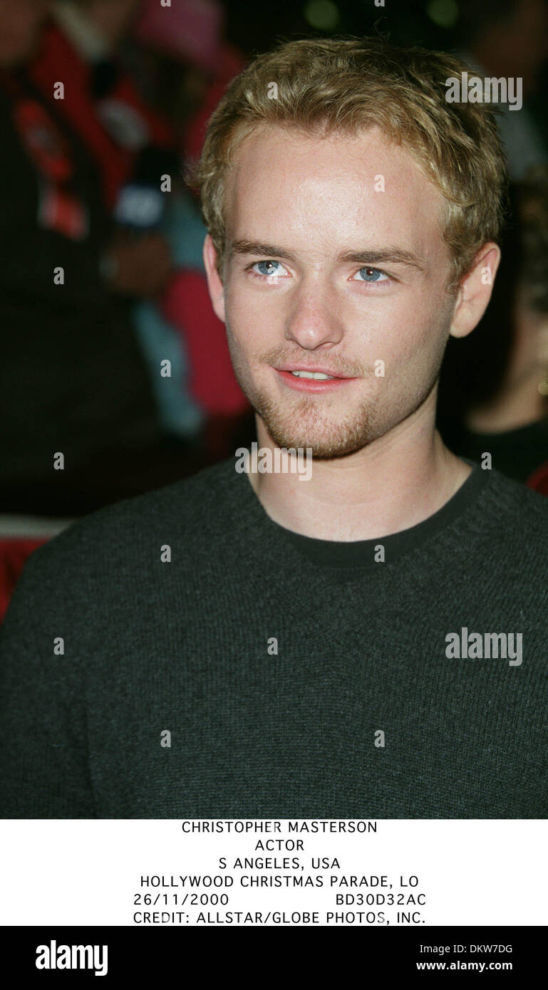 Nov. 26, 2000 HOLLYWOOD CHRISTMAS PARADE, LO CHRISTOPHER MASTERSON