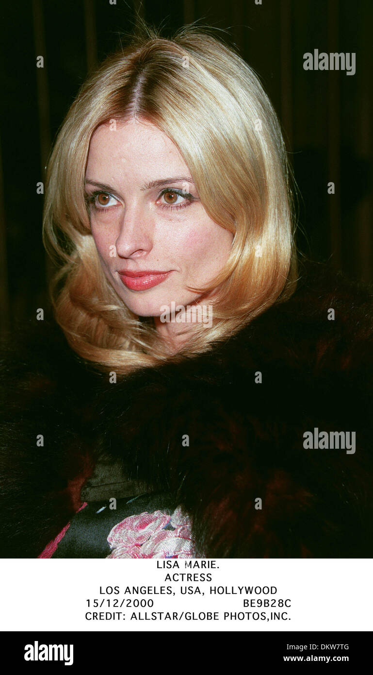 LISA MARIE.ACTRESS.LOS ANGELES, USA, HOLLYWOOD.15/12/2000.BE9B28C Stock