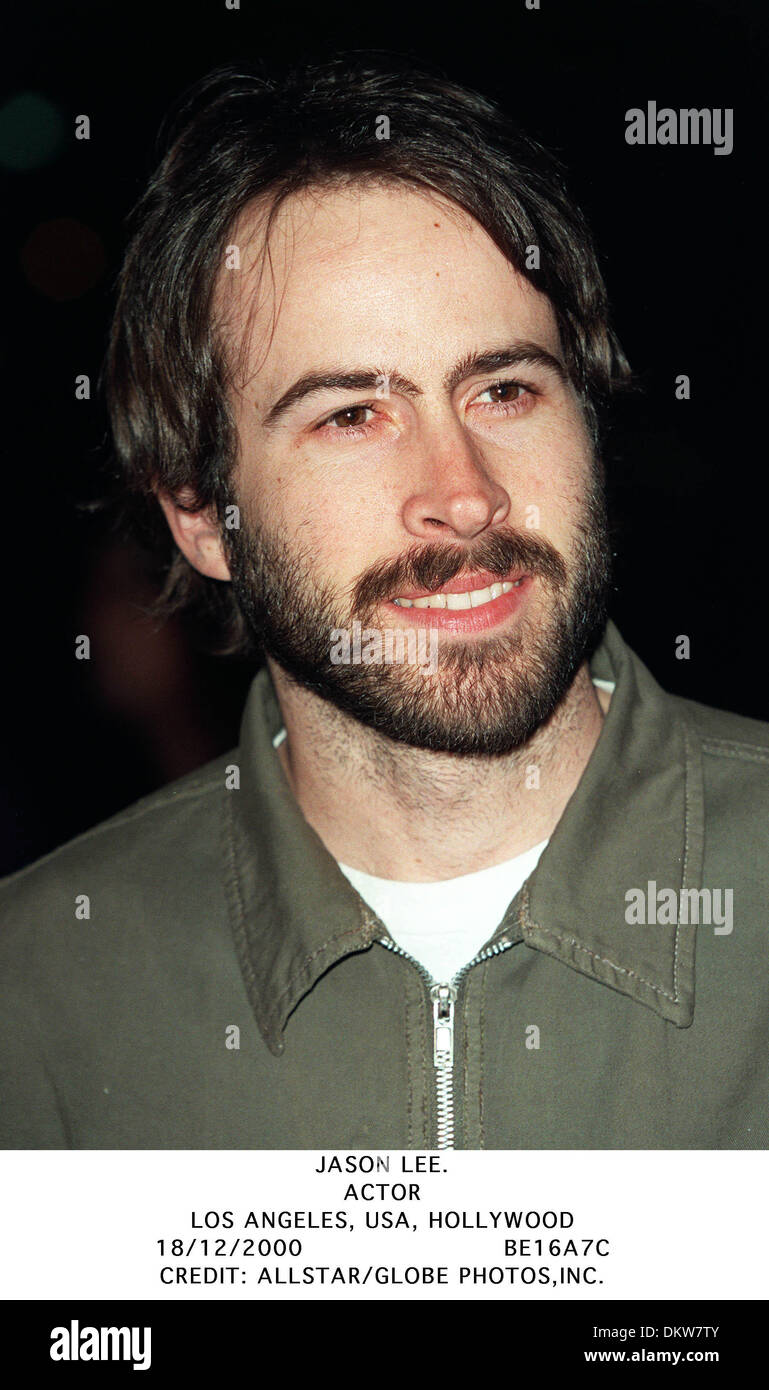 JASON LEE.ACTOR.LOS ANGELES, USA, HOLLYWOOD.18/12/2000.BE16A7C. Stock Photo