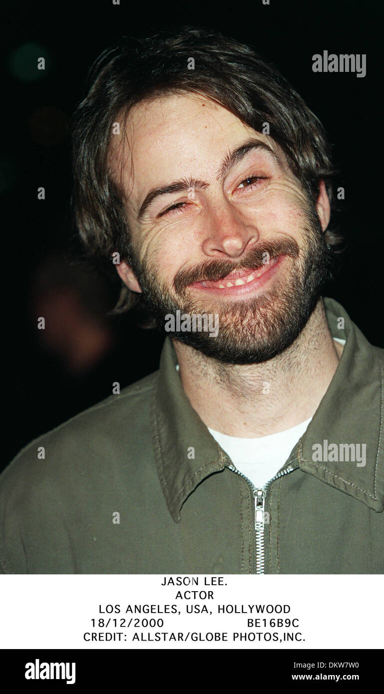 JASON LEE.ACTOR.LOS ANGELES, USA, HOLLYWOOD.18/12/2000.BE16B9C Stock