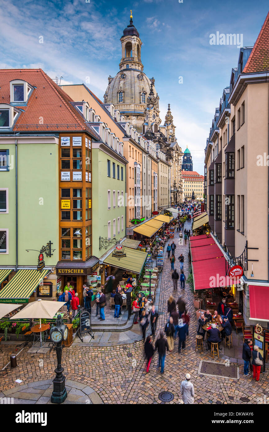 Dresden, Germany alleway Stock Photo