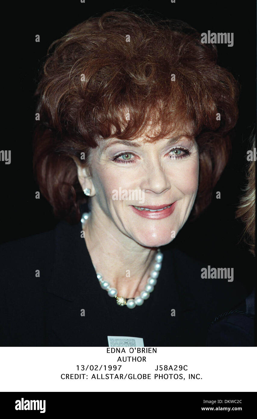 EDNA O'BRIEN.AUTHOR.13/02/1997.J58A29C. Stock Photo