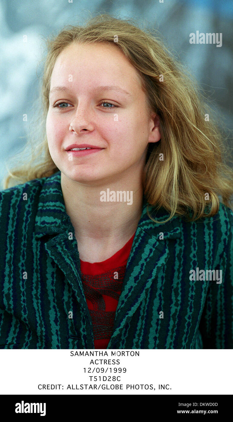 SAMANTHA MORTON.ACTRESS.12/09/1999.T51D28C. Stock Photo