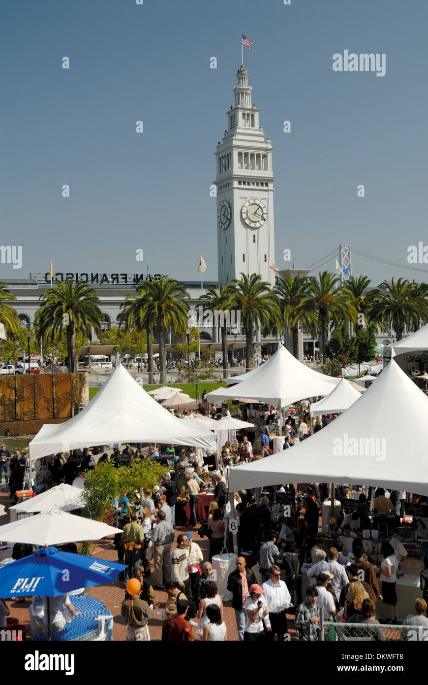 Ferry Tower Building and Embarcadero Square in Downtown San Francisco